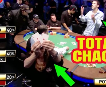 Aces vs Aces vs Kings with Phil Hellmuth | The Most Chaotic Hand in Poker History!