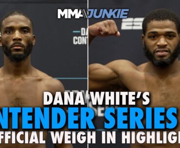 Dana White's Contender Series 64 Weigh-In Highlights: UFC Hopefuls Hit Marks