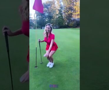 Hottest Model and Golf Girl Bri Teresi Plays Golf | Golf Shorts