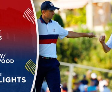 Thomas/Spieth vs McIlroy/Fleetwood Highlights | 2023 Ryder Cup