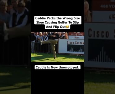 Why Did This Pro Golfer Toss His Shoe Into the Crowd? #golf #golfer #golfswing #shorts #golftips