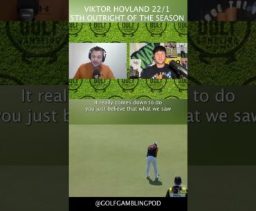 Viktor Hovland 22/1 winner at the Memorial Tournament!