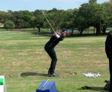 Adam Long Golf Swing on the Driving Range Valspar Championship 2023