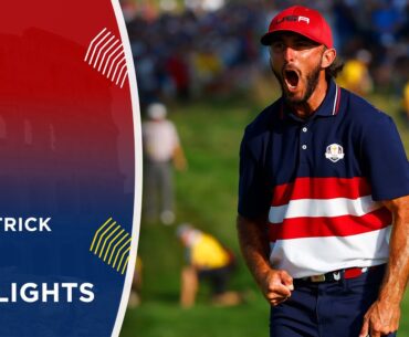 Max Homa vs Matt Fitzpatrick Highlights | 2023 Ryder Cup