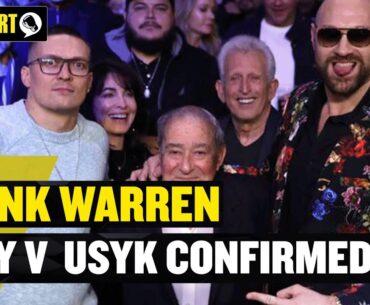 TYSON FURY V OLEKSANDR USYK CONFIRMED! ✅ Frank Warren announces Undisputed fight LIVE on talkSPORT!