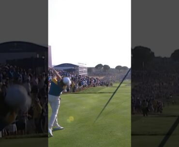 Tommy Fleetwood's INCREDIBLE Ryder Cup-winning tee shot! 🤯