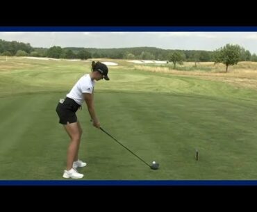 新人美女ゴルファー「リン・グラント」驚異のスイングモーション＆スローモーション,Rookie Beauty golfer "Linn Grant" Amazing swing motion