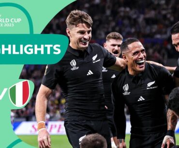 Smith hat-trick in 14-try blitz | New Zealand v Italy | Rugby World Cup 2023 Highlights