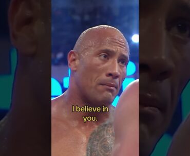 Simply ICONIC moment between The Rock & John Cena 🤝