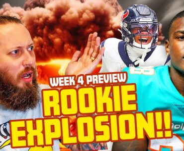 Week 4 Fantasy Football Preview: The Rookie Explosion! | Squirrel Report