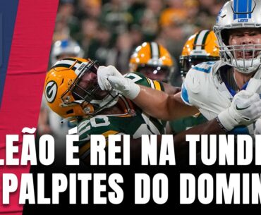 Lions detona os Packers no Lambeau Field; os palpites para o domingão de NFL