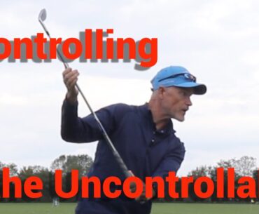 How to control your swing without blocking your swing.