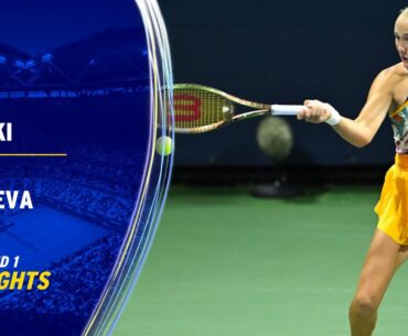 Olivia Gadecki vs. Mirra Andreeva Highlights | 2023 US Open Round 1