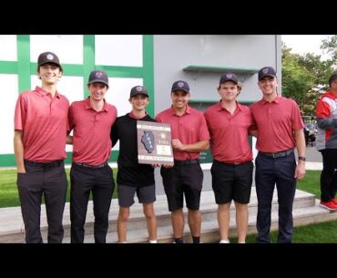 Benet Academy with a strong outing leads to the Boys Golf 3A Regional Title