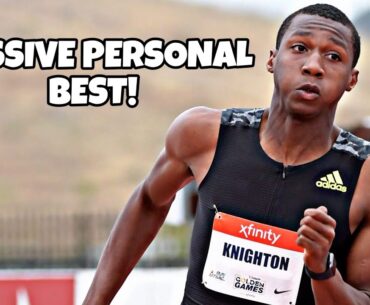 Erriyon Knighton Smashes His 400m Personal Best | 2023 Tom Jones Memorial Invitational