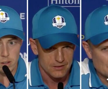 Matt Fitzpatrick, Luke Donald, Justin Rose and Robert MacIntyre DISCUSS Team Europe's PERFORMANCE