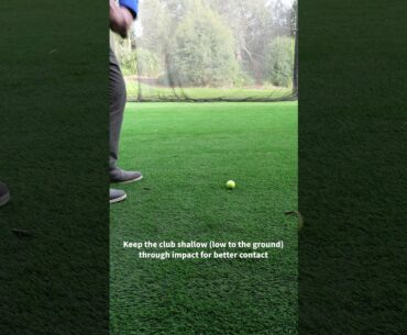 A Shallow Angle Of Attack Improves Your Golf Strike