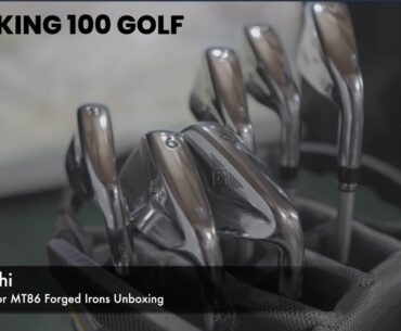 Breaking 100 Golf: MacGregor MT 86 Irons Unboxing & Comparison to Mizuno Players' Irons