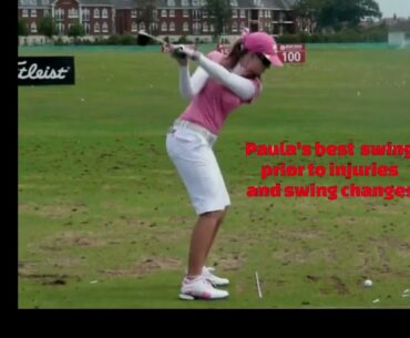 Paula Creamers best swing prior to injuries & swing changes the move