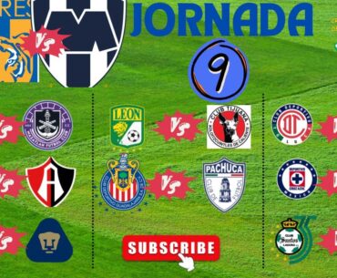 Pronósticos Jornada  9 Liga Mx Apertura 2023