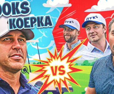 Brooks Koepka Prepares For The Ryder Cup With a 3 On 1 Scramble Vs PMT