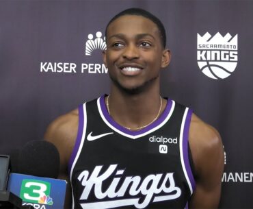 De'Aaron Fox Press Conference | Kings Media Day 2023-24