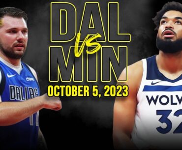 Dallas Mavericks vs Minnesota Timberwolves Full Game Highlights | October 5, 2023 | FreeDawkins