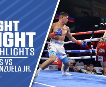 Xander Zayas Drops Valenzuela 2 Times in Rd 1 Puts On Amazing Show for KO Win | FIGHT HIGHLIGHTS