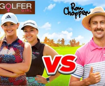 Ron vs Golfer Girls at Windaroo Lakes Golf Club