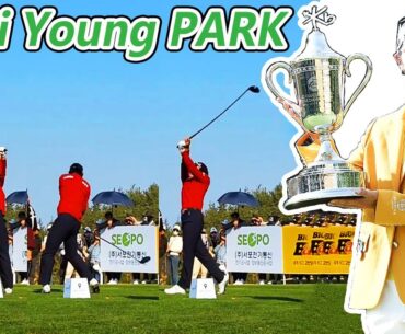 Ji Young PARK パク・ジヨン 韓国の女子ゴルフ スローモーションスイング!!!