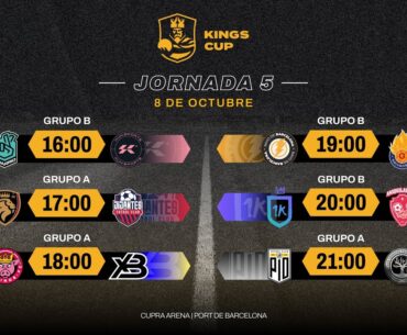 👑 Kings Cup  - JORNADA 5⚽ #KingsCup
