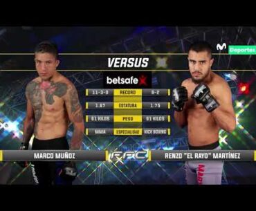 FFC 66: MARCO MUÑOZ vs RENZO 'EL RAYO' MARTÍNEZ | Fusion Fighting Championship *ESTELARES*