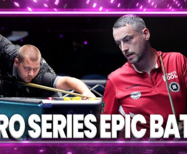 A PRO SERIES EPIC THAT GOES TO THE WIRE. Gary Clarke versus the unstoppable Tom Cousins. #pool