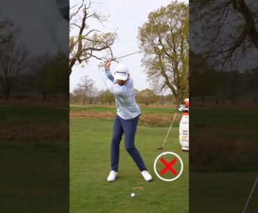 KEY 🔑 Knee Move For A PERFECT Backswing #golf #backswing #golfswing