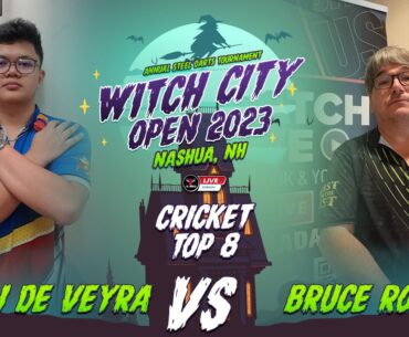 Ethan De Veyra vs Bruce Robbins | Cricket Top 8 | Witch City Open