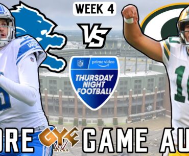 Packers vs Lions LIVE STREAM Watch Party + Game Audio