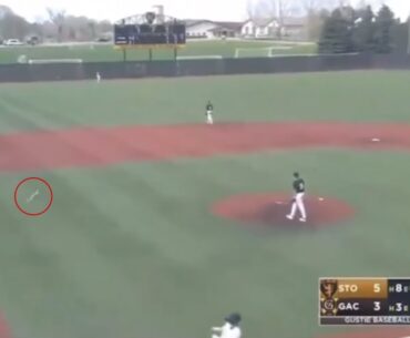 College Player Ejected For Excessive Bat Flip