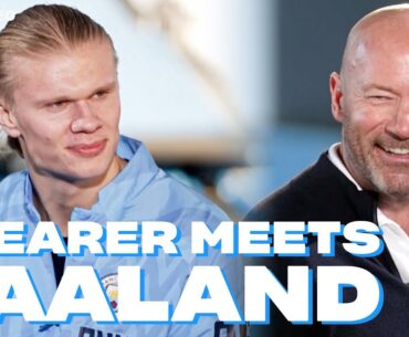 "I Know About A Couple Of Your Records” | Alan Shearer Meets Erling Haaland