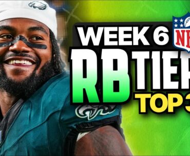 Week 6 Fantasy Football RB Rankings (Top 34)