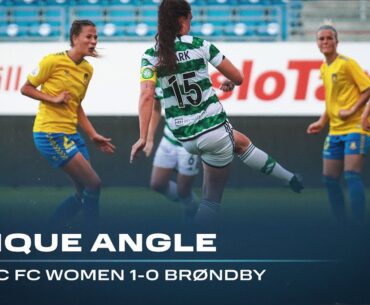 Celtic TV Unique Angle | Celtic FC Women 1-0 Brøndby | Clark nets  historic winner!