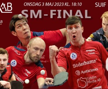 SM finalmatch 2 i Pingisligan mellan SUIF och Eslöv AI