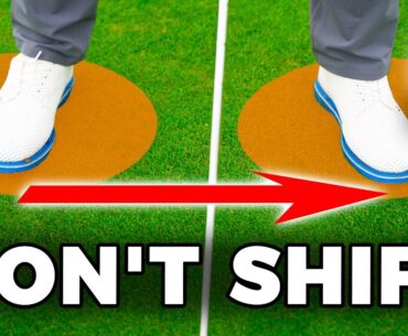 DON'T Shift Your Weight Like This In The GOLF Swing - DO THIS Instead