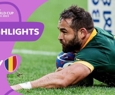 Reinach & Mapimpi bag hat-tricks! | South Africa v Romania | Rugby World Cup 2023 Highlights