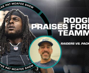 Davante Adams is ALWAYS open! - Aaron Rodgers on his former teammate 🙌  | The Pat McAfee Show