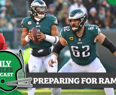 Jason Kelce & the Philadelphia Eagles preparing for trip to play Aaron Donald & the Los Angeles Rams