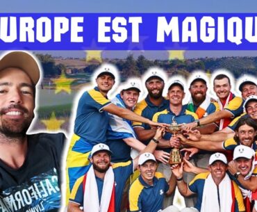 MAGIQUE ! LA TEAM EUROPE REMPORTE LA RYDER CUP ! Débrief du tournoi  le plus attendu du golf mondial