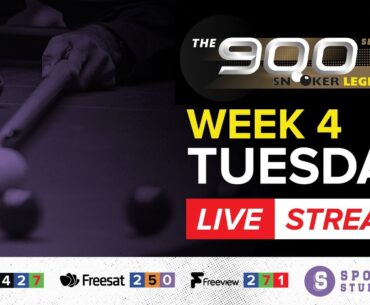 Snooker Legends 900 | Season 2 | Week 4 | Tuesday | Live Snooker