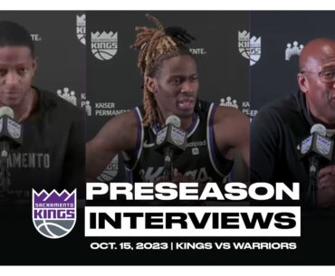 De'Aaron Fox, Keon Ellis and Coach Brown | Postgame Pressers 10.15.23