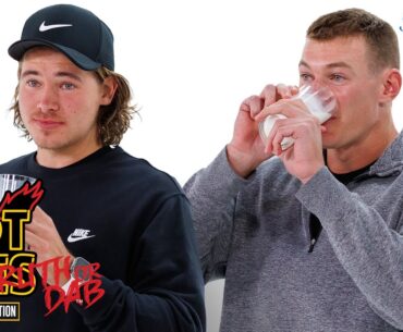 NFL Pros Justin Herbert & Easton Stick Play Truth or Dab | LA Chargers