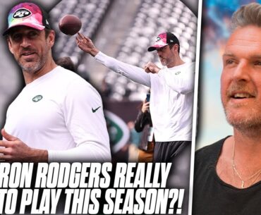 Aaron Rodgers Already Throwing 1 Month After Achilles, Really Might Play This Year?! | Pat McAfee